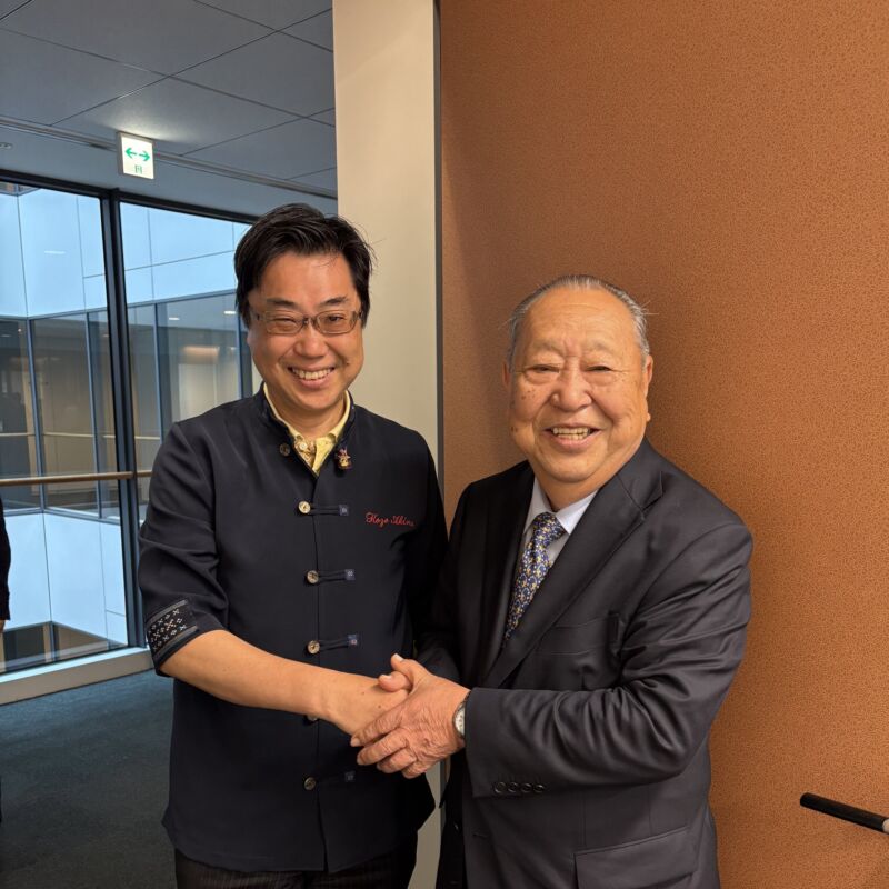 Image for the Tweet beginning: 中道/立憲/公明の３党農水部会に、全国農業委員会ネットワーク機構 一般社団法人全国農業会議所の國井正幸会長をお迎え。
参議院の大先輩です。
広い視野と深い見識で、其々の制度について背景からご指導を賜り、意見交換。
「頼むよ。」と仰って下さり、お見送りをしました。
有難うございました。 